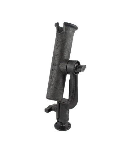 RAM® TubeT Fishing Rod Holder with Revolution Ratchet and Base