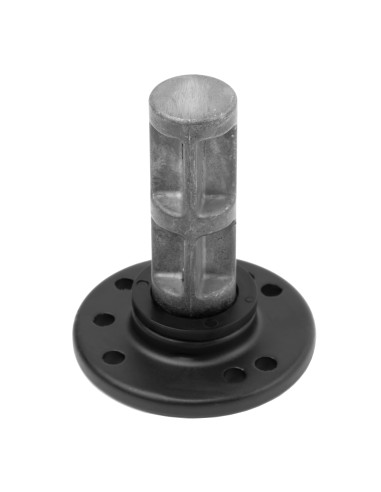 RAM® Round Base Plate with 1/2" NPT Post