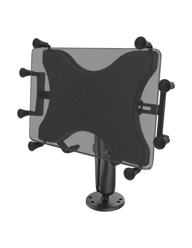 RAM® X-Grip® Drill-Down Double Ball Mount for 9"-11" Tablets