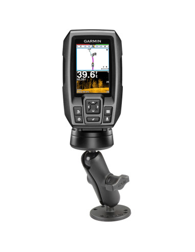 RAM® Double Ball Mount with Hardware for Garmin Striker + More