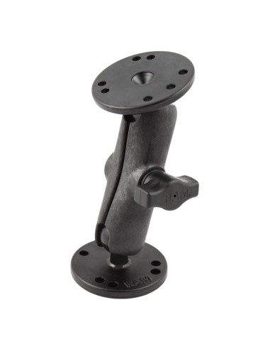 RAM® Double Ball Mount with Composite Arm and Metal Round Plates