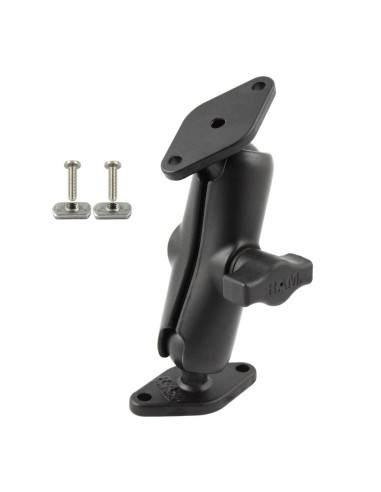 RAM® Double Ball Mount with Flat Panel Mounting Hardware - 3/4" Screws