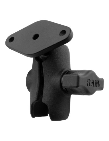 RAM® Double Socket Arm with Diamond Plate - B Size Short