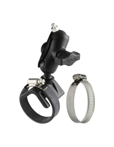 RAM® Strap Hose Clamp Mount with 1/4"-20 Stud