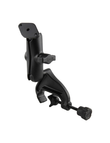 RAM® Double Ball Yoke Clamp Mount with Diamond Plate - Medium