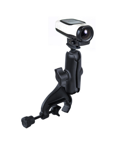 RAM® Double Ball Yoke Clamp Mount with Garmin VIRBT Camera Adapter