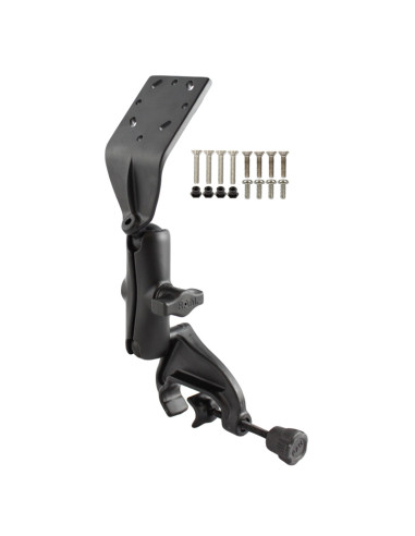 RAM® Double Ball Yoke Mount with Angled Plate & Garmin Mounting Hardware