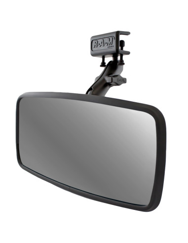 RAM® Glare Shield Clamp Mount with Rear View Mirror