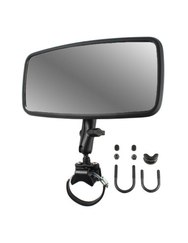 RAM® Double Ball Large Rail Mount with Rear View Mirror