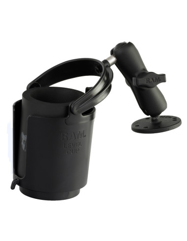 RAM® Level CupT 16oz Drink Holder with Drill-Down Base