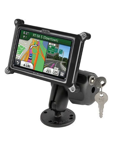 RAM® Locking Drill-Down Mount for Garmin nuvi 200 Wide Series + More