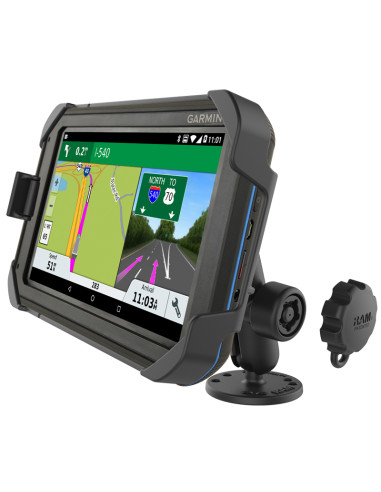 RAM® EZ-RollrT Drill-Down Mount for Garmin Fleet 770, Overlander + More