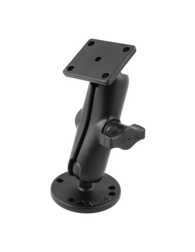 RAM® Drill-Down Double Ball Mount with Rectangle AMPS Plate - Medium