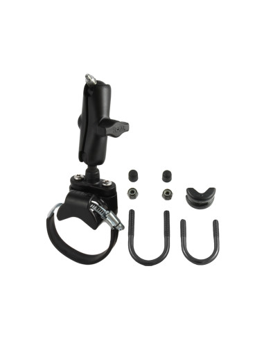 RAM® ATV/UTV Double Ball Rail Mount with 1/4"-20 Threaded Stud