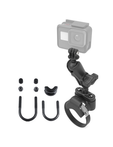 RAM® ATV/UTV Handlebar U-Bolt Mount with Action Camera Adapter