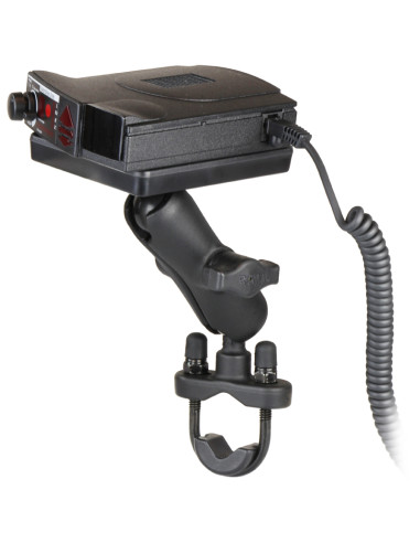 RAM® Power PlateT III Radar Detector Mount with Handlebar U-Bolt Base