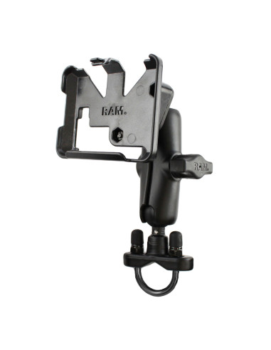 RAM® Handlebar U-Bolt Double Ball Mount for Garmin nuvi 200 + More