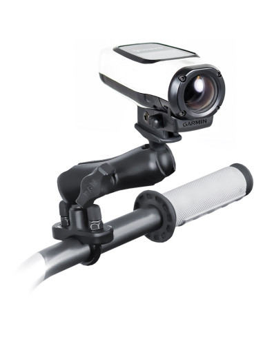 RAM® Handlebar U-Bolt Double Ball Mount for Garmin VIRBT Camera Adapter