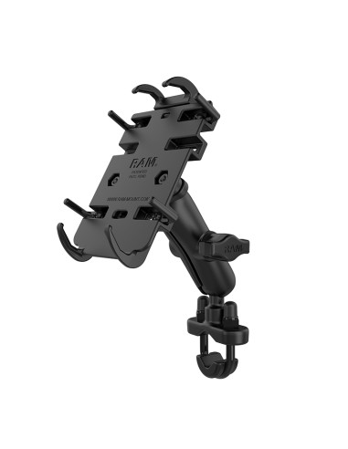 RAM® Quick-GripT Phone Mount with Handlebar U-Bolt Base - Medium