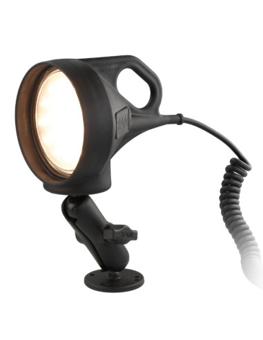 RAM® Drill-Down Mount with LED Spotlight