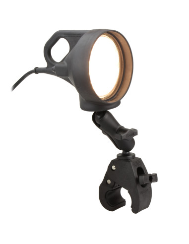 RAM® Tough-ClawT Double Ball Mount with LED Spotlight