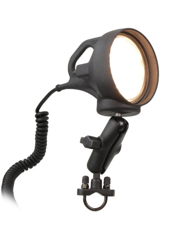 RAM® Handlebar U-Bolt Mount with LED Spotlight