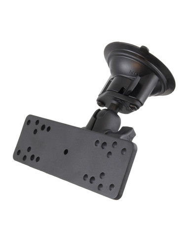 RAM® Twist-LockT Suction Cup Mount with Electronics Plate - Short