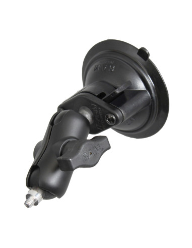 RAM® Twist-LockT Suction Cup Mount with 1/4"-20 Threaded Stud - Short