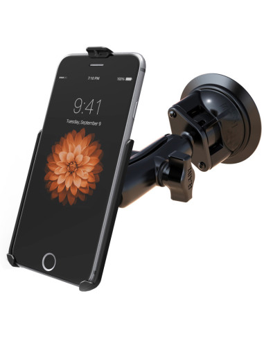 RAM® Twist-LockT Suction Cup Mount for Apple iPhone Xs Max, 7 & 6 Plus