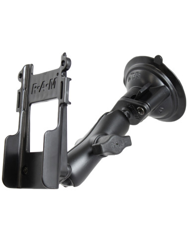 RAM® Twist-LockT Suction Cup Mount with Universal Belt Clip Holder