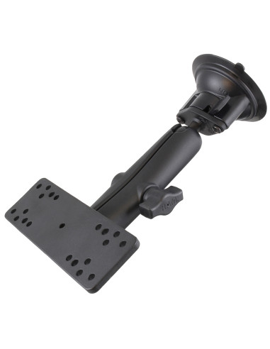 RAM® Twist-LockT Suction Cup Mount with Electronics Plate - Long