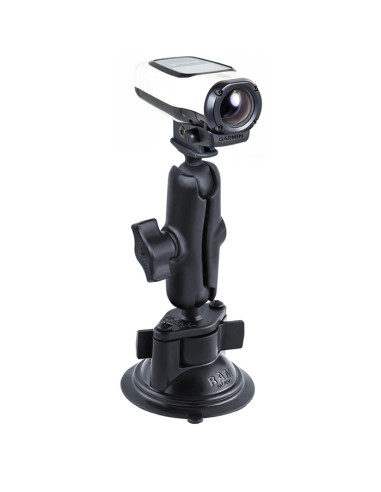 RAM® Twist-LockT Suction Cup Mount with Garmin VIRBT Camera Adapter