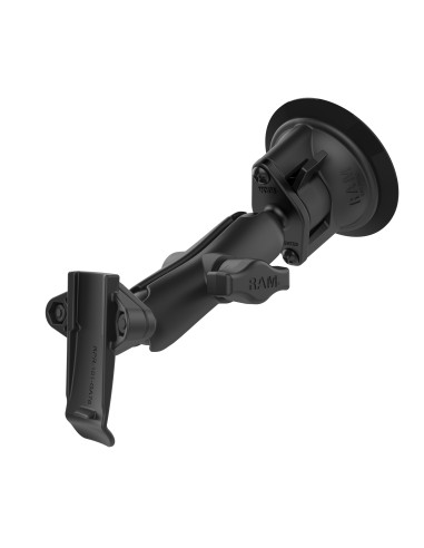 RAM® Twist-LockT Suction Cup Mount with Garmin Spine Clip Holder