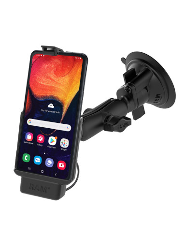 RAM® EZ-RollrT Powered Suction Cup Mount for Samsung XCover Pro