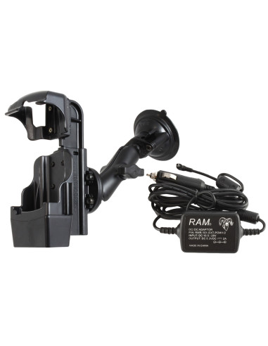 RAM® Twist-LockT Suction Cup Mount with Dock for Motorola MC67 + More