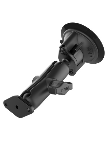 RAM® Twist-LockT Suction Cup Double Ball Mount - Medium