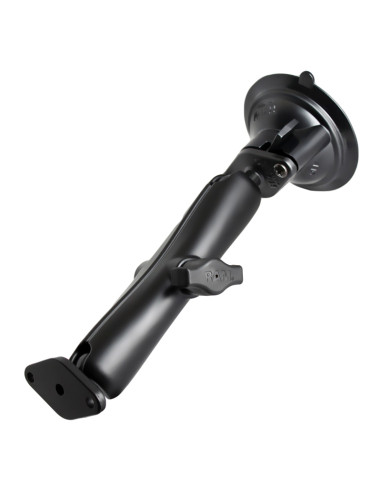 RAM® Twist-LockT Suction Cup Double Ball Mount - Long