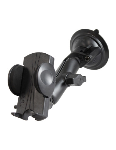 RAM® Twist-Lock Suction Cup Mount with Universal Phone Holder