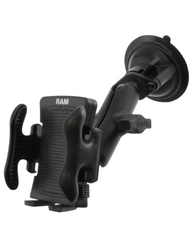 RAM® Twist-LockT Suction Cup Mount with Spring-Loaded Phone Holder