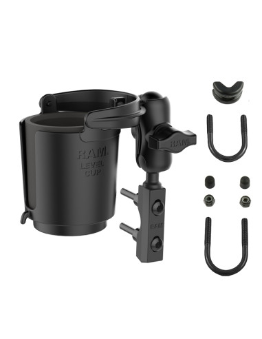 RAM® Level CupT 16oz Drink Holder with Brake/Clutch Reservoir Base