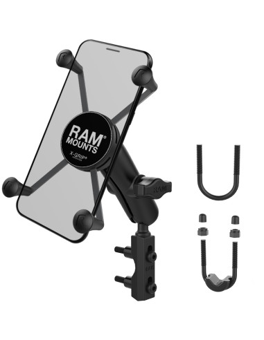 RAM® X-Grip® Large Phone Mount with Brake/Clutch Reservoir Base - Medium