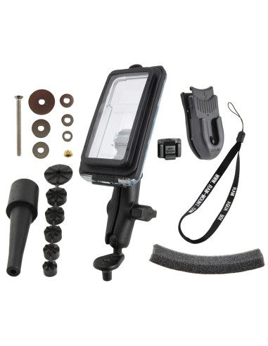 RAM® Aqua Box® Pro 20 for iPhone 5 with Motorcyle Fork Stem Base