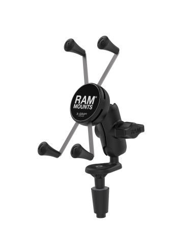 RAM® X-Grip® Large Phone Mount with Motorcycle Fork Stem Base