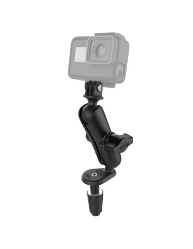 RAM® Motorcycle Fork Stem Mount with Universal Action Camera Adapter