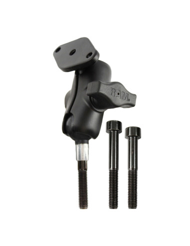 RAM® Motorcycle Handlebar Clamp Mount with M8 Bolts - Short