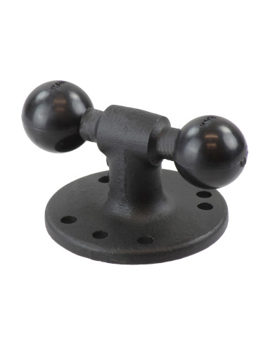 RAM® Double Ball Adapter with Round Base - B Size