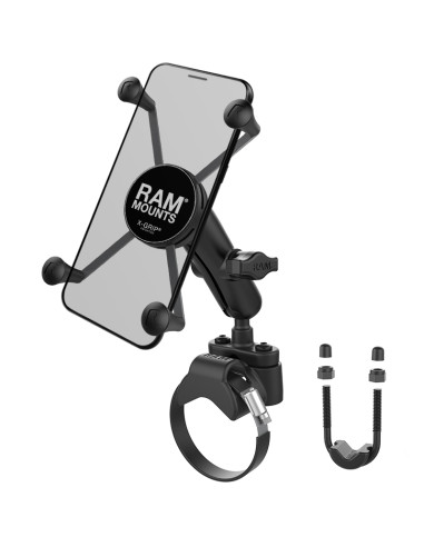 RAM® X-Grip® Large Phone Mount with ATV/UTV Rail Base