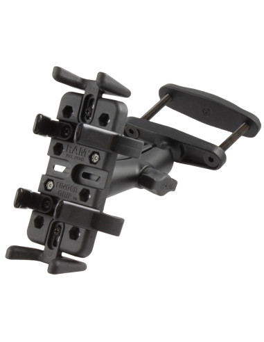 RAM® Finger-GripT Universal Holder with 3" Square Post Clamp Mount