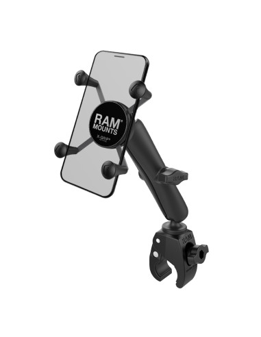 RAM® X-Grip® Phone Mount with RAM® Tough-ClawT Small Clamp Base - Long