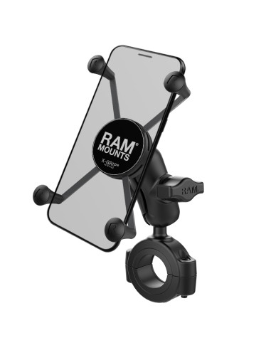 RAM® X-Grip® Large Phone Mount with TorqueT Large Rail Base - Short Arm